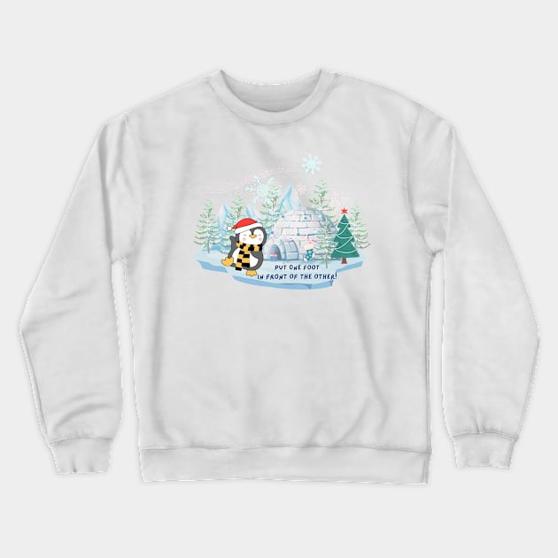 Put One Foot in Front of the Other Crewneck Sweatshirt by StuffWeMade